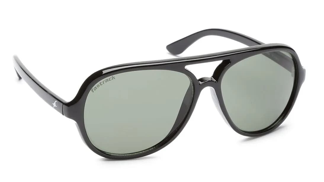 Black Aviator Sunglasses for Men 2