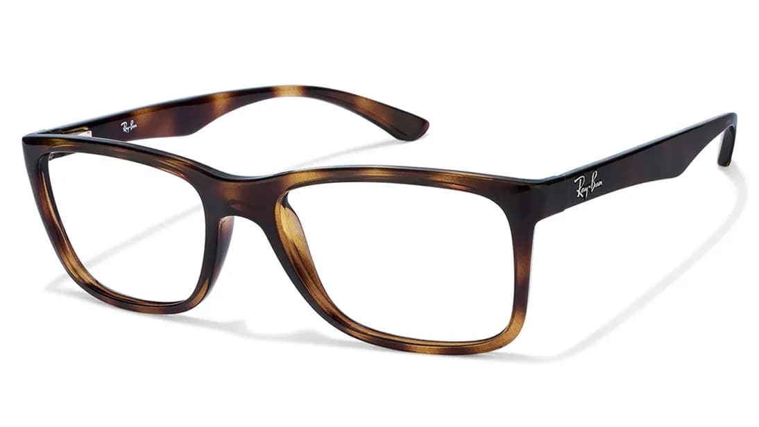 Brown Square Rimmed Eyeglasses for Men and Women 2