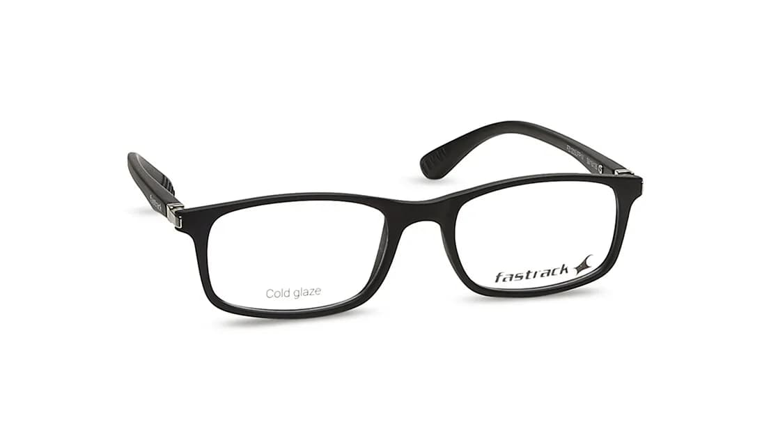 Fastrack Black Rectangle Unisex Blue Filter Computer Glasses 2