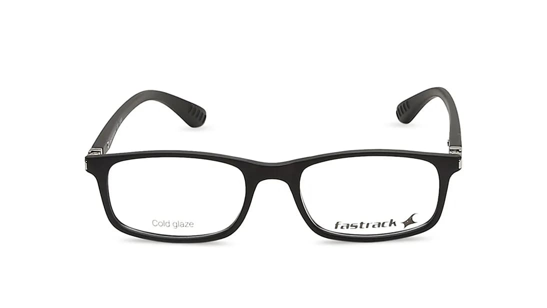 Fastrack Black Rectangle Unisex Blue Filter Computer Glasses